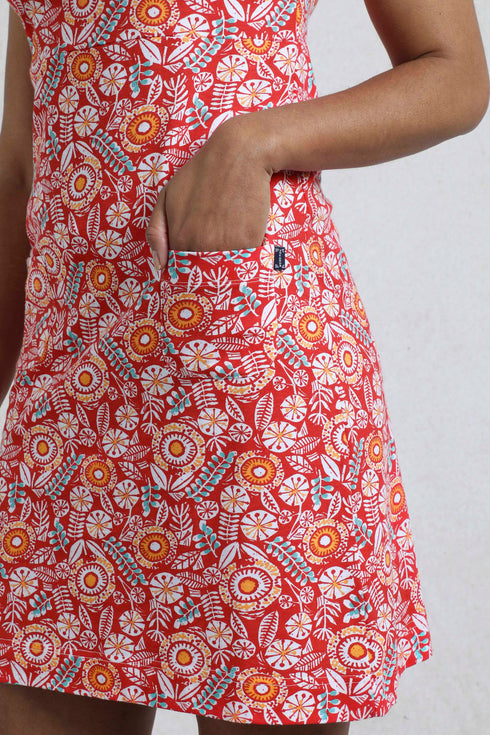 Weird Fish Tallahassee Organic Jersey Dress 203312